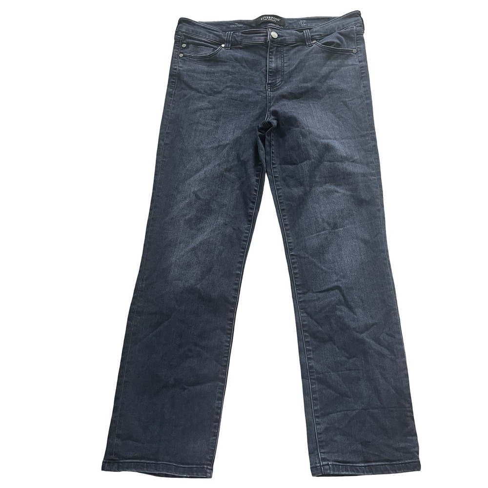 Liverpool Women's‎ Size 12/31 Petite The Straight Medium Wash Denim Jeans